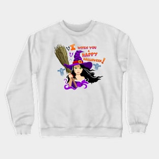 The Witch and Halloween Crewneck Sweatshirt